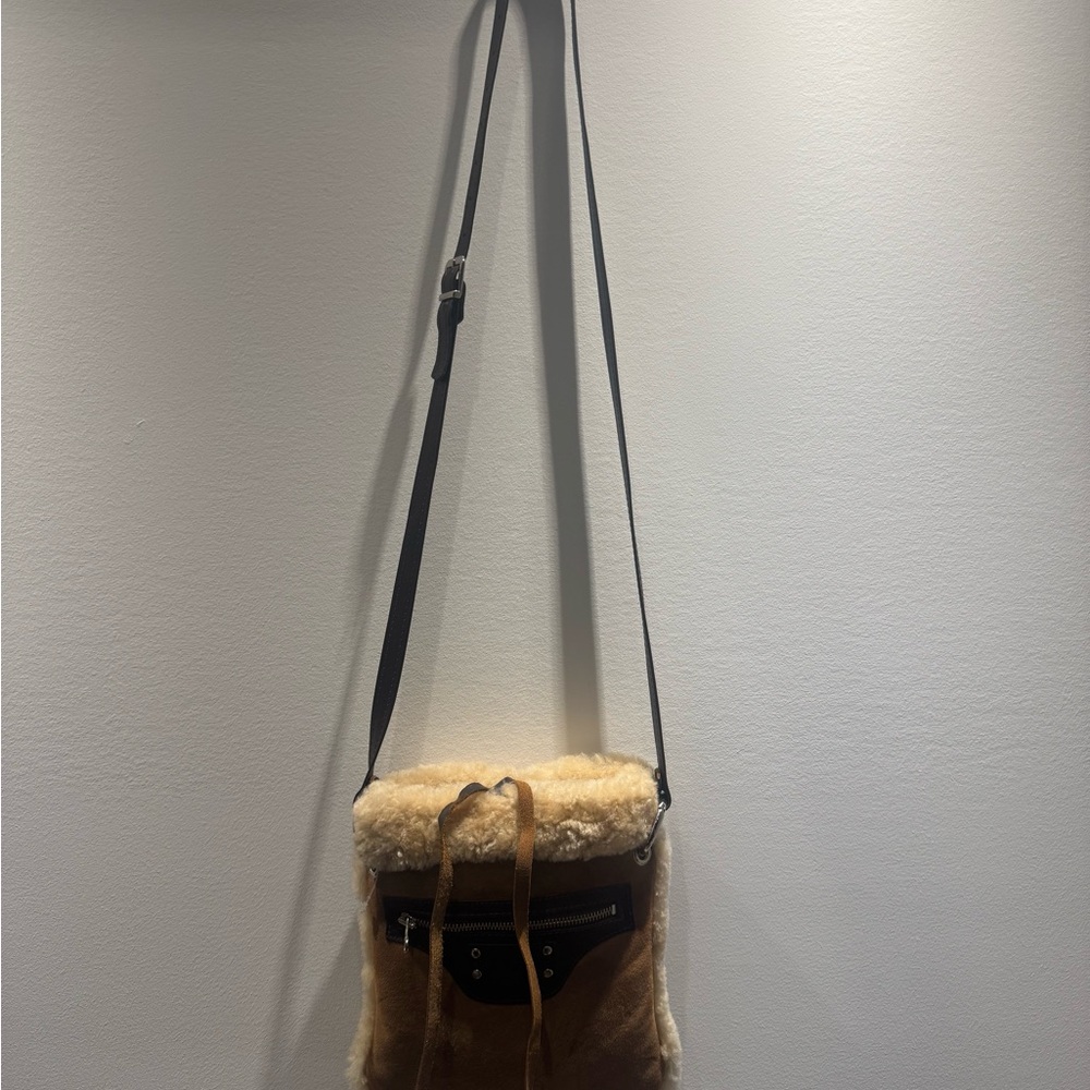 UGG Tan and Cream Crossbody Bag